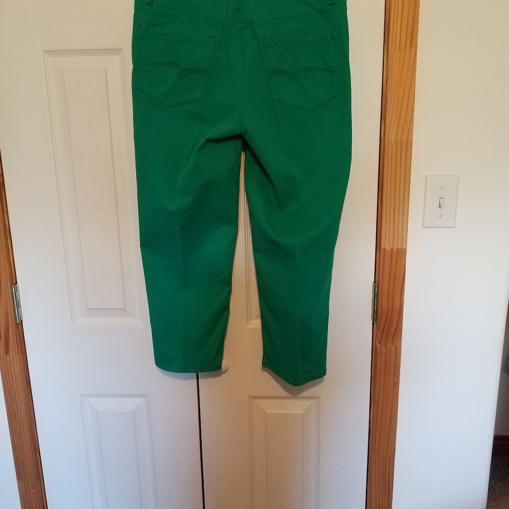 Green Capris - Picture 3 of 5